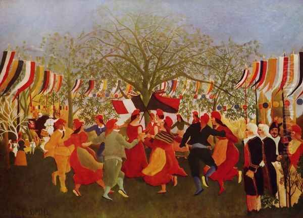 Le centenaire de l'indépendance Oil Painting by Henri Julien Rousseau