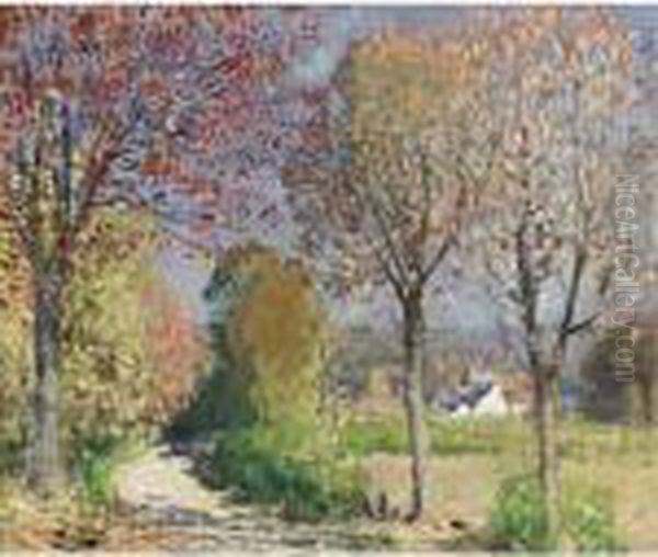 Le Chemin Oil Painting by Pierre Eugene Montezin