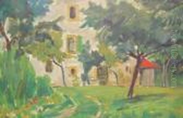 Le Jardin Oil Painting by Pierre Eugene Montezin