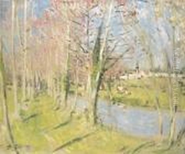 Avant Le Printemps Oil Painting by Pierre Eugene Montezin