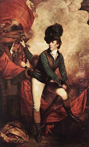 General Sir Banastre Tarleton 1782 Oil Painting by Sir Joshua Reynolds