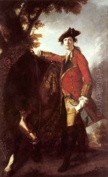 Captain Robert Orme 1756 Oil Painting by Sir Joshua Reynolds