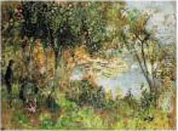 Arbres En Fleurs Oil Painting by Pierre Eugene Montezin