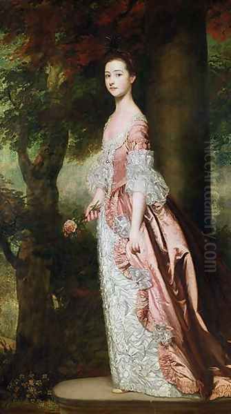 Miss Susanna Gale, 1763-64 Oil Painting by Sir Joshua Reynolds