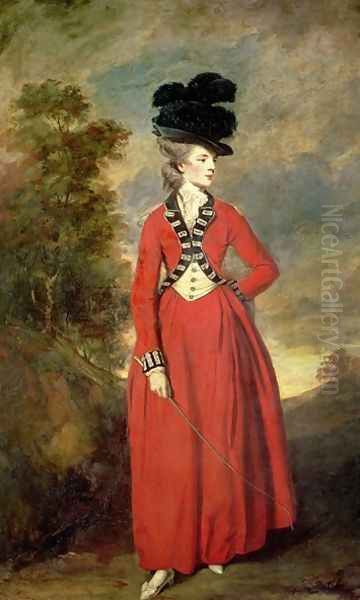 Lady Worsley, c.1775-79 Oil Painting by Sir Joshua Reynolds