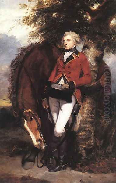 Colonel George K. H. Coussmaker, Grenadier Guards 1782 Oil Painting by Sir Joshua Reynolds