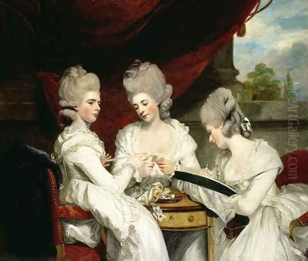 The Ladies Waldegrave, 1780 Oil Painting by Sir Joshua Reynolds