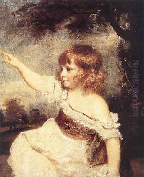 Master Hare 1788-89 Oil Painting by Sir Joshua Reynolds