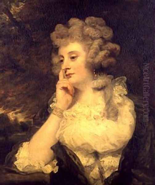 Mrs. Jane Braddyll Oil Painting by Sir Joshua Reynolds