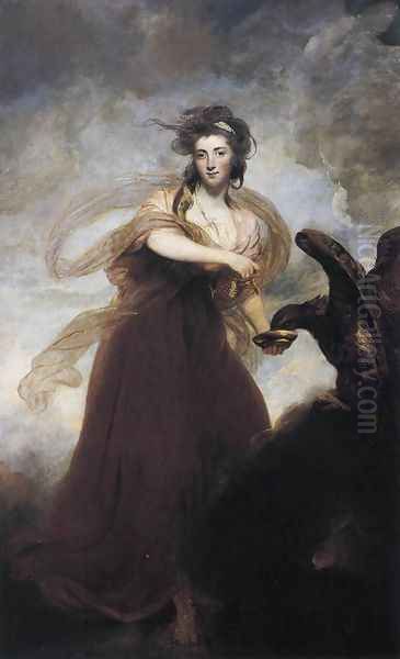 Mrs. Musters as Hebe 1785 Oil Painting by Sir Joshua Reynolds