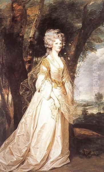 Lady Sunderlin 1786 Oil Painting by Sir Joshua Reynolds