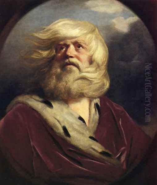 Stidy for King Lear Oil Painting by Sir Joshua Reynolds