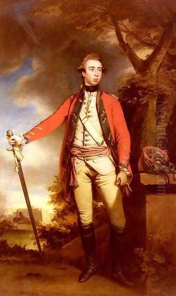 Portrait Of George Townshend Lord Ferrers (1755 1811) Oil Painting by Sir Joshua Reynolds