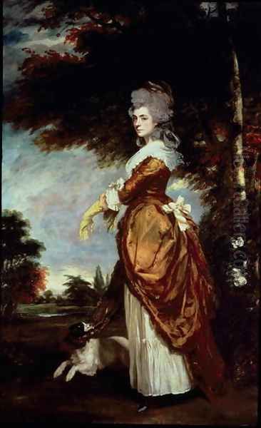 Mary Amelia, 1st Marchioness of Salisbury 1750-1835, 1780-1 Oil Painting by Sir Joshua Reynolds