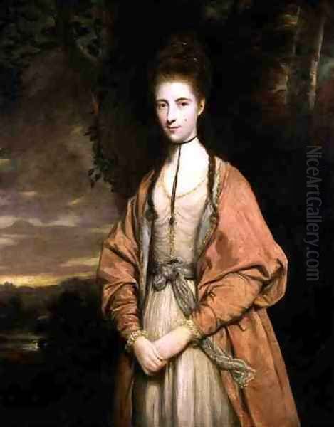 Anne Seymour Damer 1749-1828, 1773 Oil Painting by Sir Joshua Reynolds