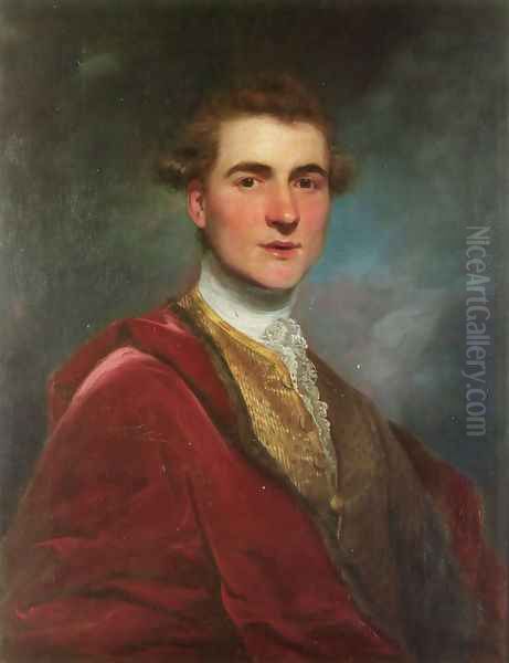 Portrait Of Charles Hamilton 8th Early Of Haddington (1753 1828) Oil Painting by Sir Joshua Reynolds