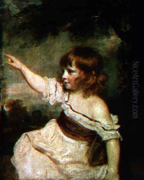 Portrait of Francis George Hare, oldest son of Francis Hare Naylor 1753-1815 1788-9 Oil Painting by Sir Joshua Reynolds