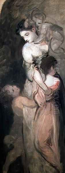 Charity Oil Painting by Sir Joshua Reynolds