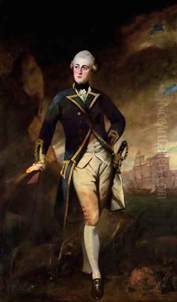 Captain Lord Robert Manners, 1782 Oil Painting by Sir Joshua Reynolds