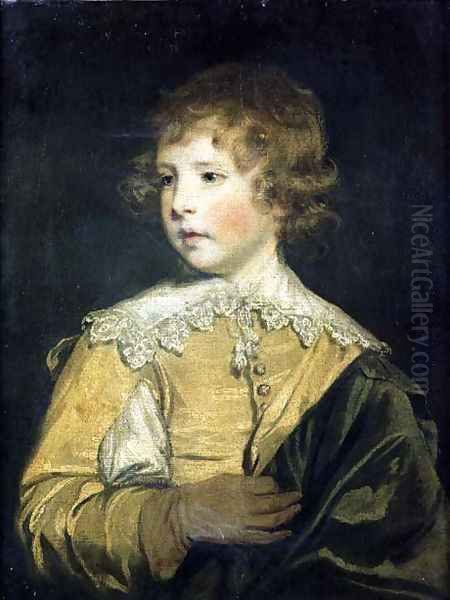 The Hon. George Seymour Conway in Van Dyck costume Oil Painting by Sir Joshua Reynolds