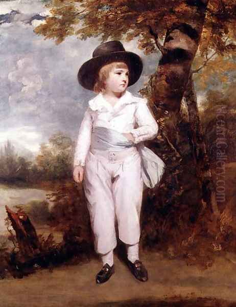 Boy in a Black Hat Oil Painting by Sir Joshua Reynolds