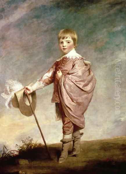 The Duke of Gloucester as a boy Oil Painting by Sir Joshua Reynolds