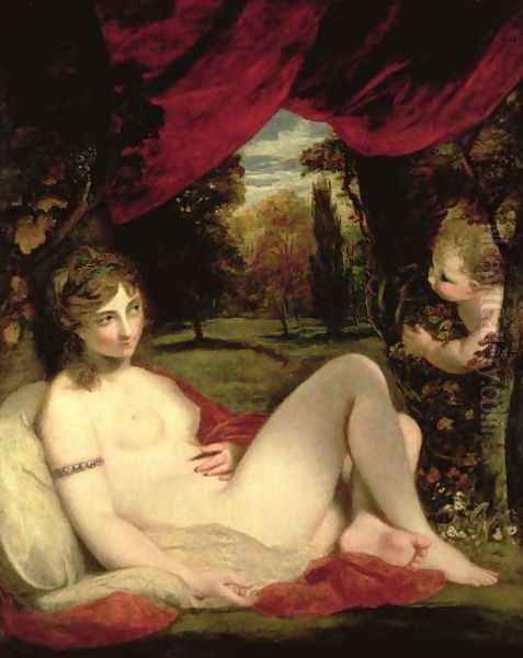 Venus and Cupid, c.1785 Oil Painting by Sir Joshua Reynolds