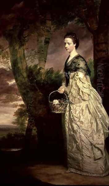 Mrs. Ridell Oil Painting by Sir Joshua Reynolds