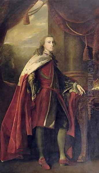 Portrait of William Legge 1731-1801 2nd Earl of Dartmouth, c.1757 Oil Painting by Sir Joshua Reynolds