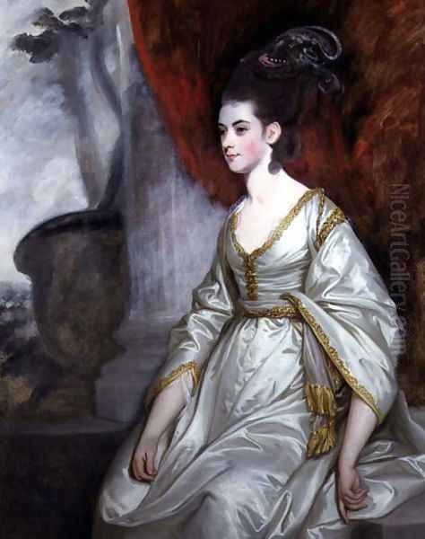 Portrait of Mrs Robert Mayne d.1780, c.1775 Oil Painting by Sir Joshua Reynolds