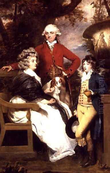 The Braddyll Family, 1789 Oil Painting by Sir Joshua Reynolds