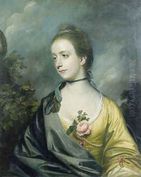 Miss Isabella Thorold, 1759 Oil Painting by Sir Joshua Reynolds