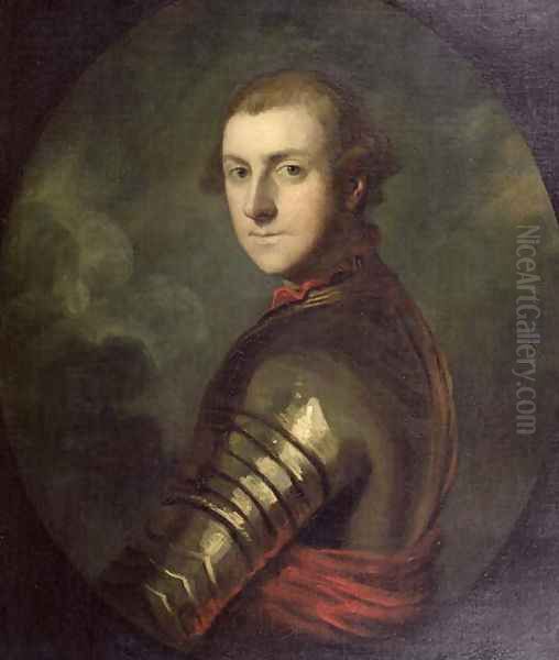 Portrait of General Charles Scott c.1739-1813 1760 Oil Painting by Sir Joshua Reynolds