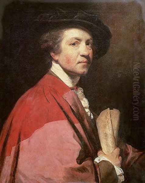 Self Portrait, 1775 Oil Painting by Sir Joshua Reynolds