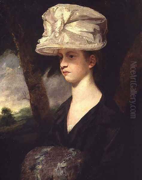 Portrait of Miss Palmer Oil Painting by Sir Joshua Reynolds