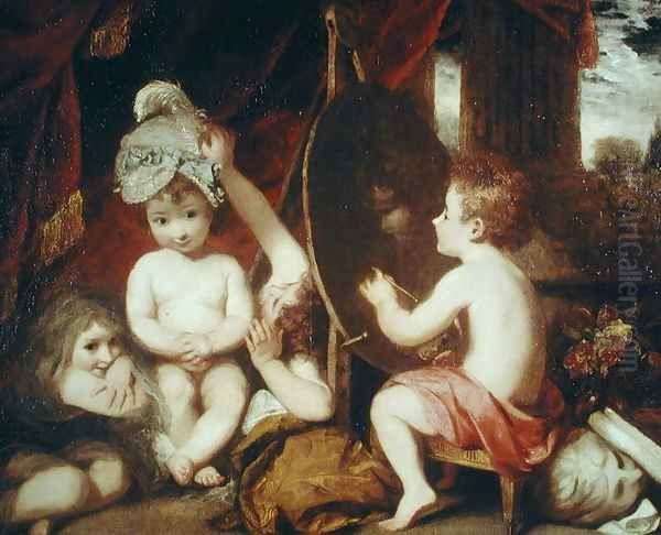 The Infant Academy, 1781 Oil Painting by Sir Joshua Reynolds