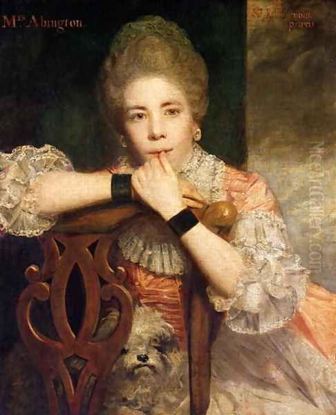 Mrs. Abington, 1771 Oil Painting by Sir Joshua Reynolds