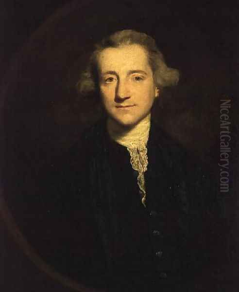 Portrait of Henry Vansittart 1732-70 1753-4 Oil Painting by Sir Joshua Reynolds