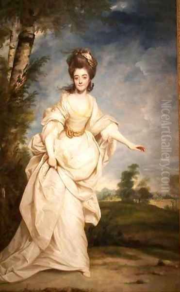 Diana Sackville Oil Painting by Sir Joshua Reynolds