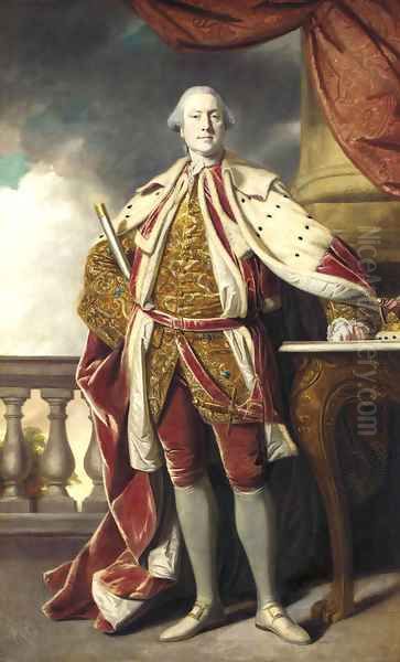 Portrait of James Hay (1726-1778), 15th Earl of Erroll Oil Painting by Sir Joshua Reynolds