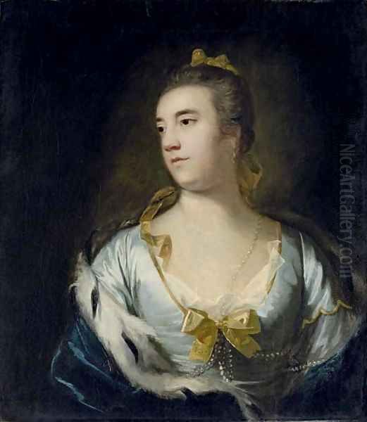 Portrait of Anna Maria Draycote (c. 1726-1787) Oil Painting by Sir Joshua Reynolds