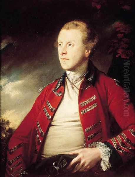 Portrait of Colonel William, Viscount Pulteney M.P. (1731-1763) Oil Painting by Sir Joshua Reynolds