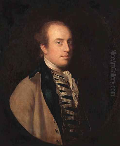 Portrait of Hugo Meynell (1735-1808) Oil Painting by Sir Joshua Reynolds