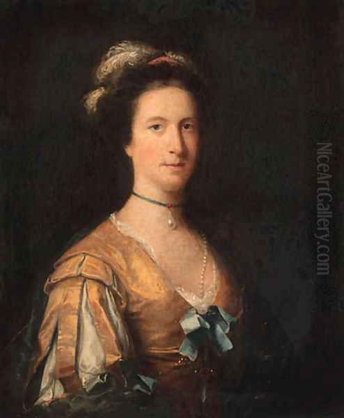 Portrait of Mrs Hugo Meynell Oil Painting by Sir Joshua Reynolds