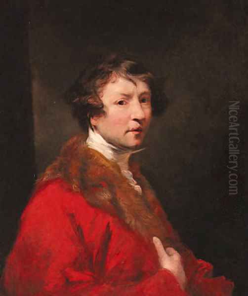 Portrait of the Artist Oil Painting by Sir Joshua Reynolds