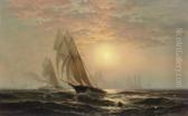 The Oil Painting by Edward Moran