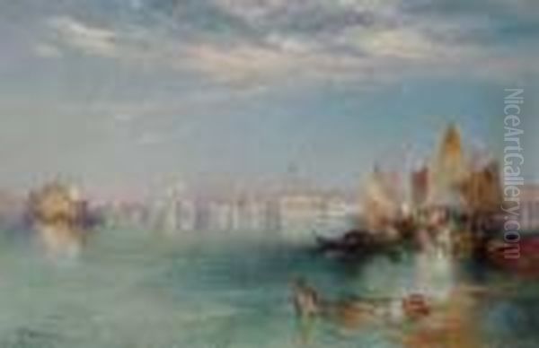 Grand Canal, Venice Oil Painting by Thomas Moran