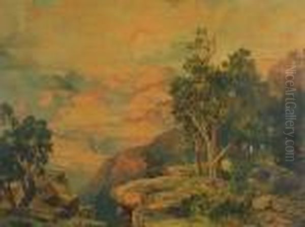 Grand Canyon Of Arizona Oil Painting by Thomas Moran