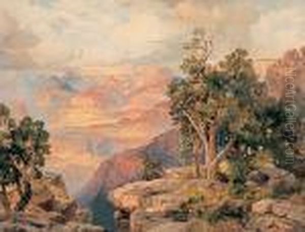 Moran Oil Painting by Thomas Moran