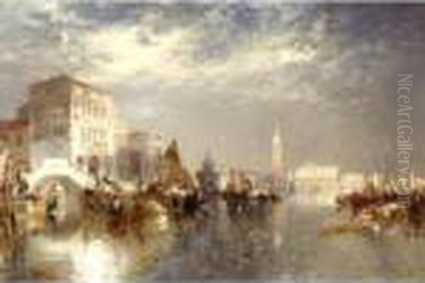 Glorious Venice Oil Painting by Thomas Moran